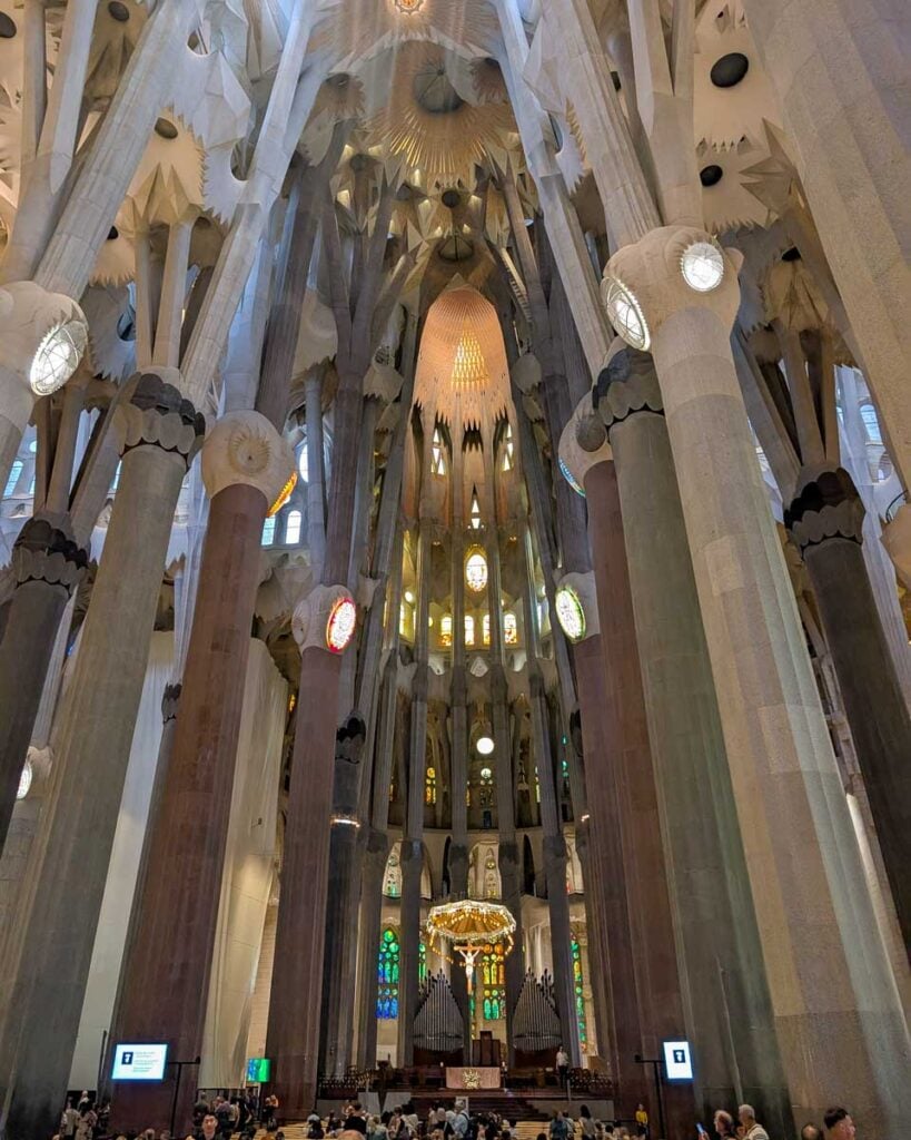 Inside Sagrada Família in Barcelona Spain (15)