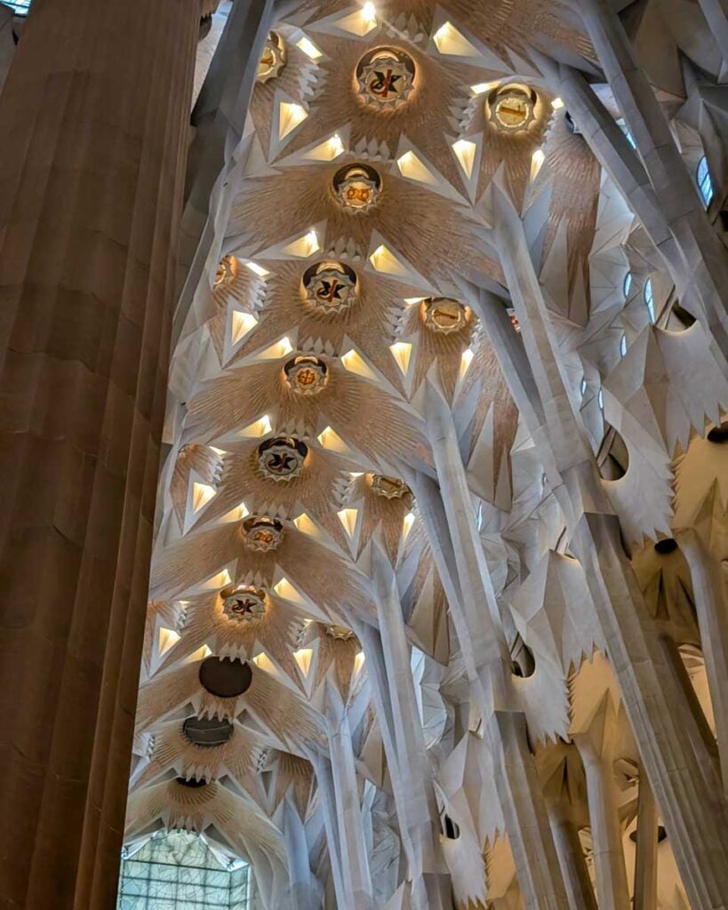 Inside Sagrada Família in Barcelona Spain (8)