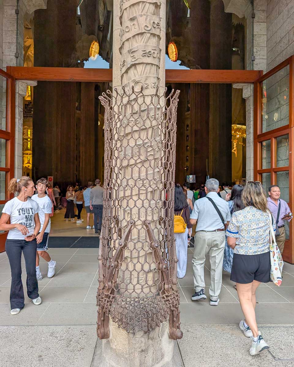 The outside of Sagrada Família in Barcelona Spain (1)
