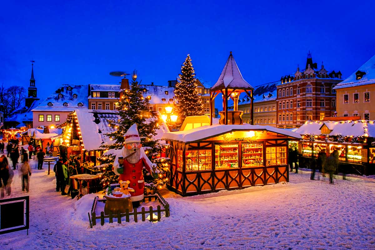 A Christmas Market in Germany