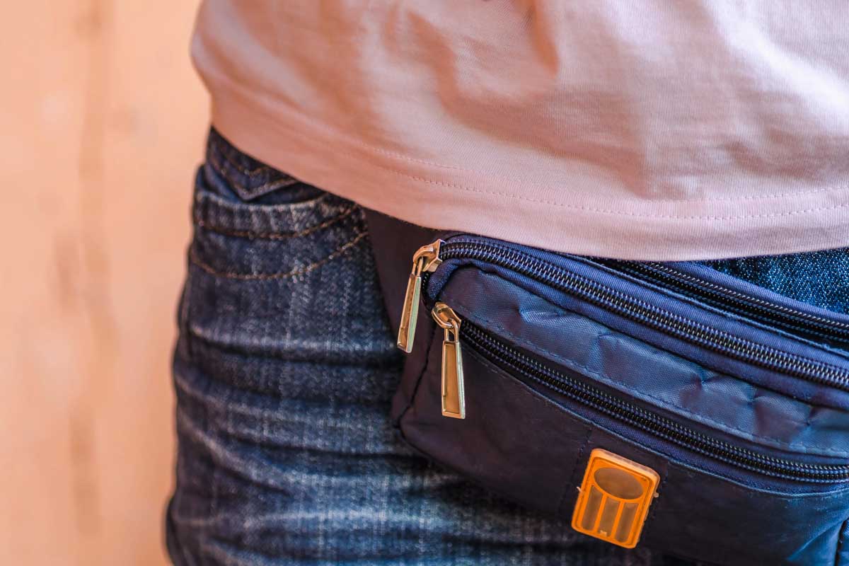A money belt in Europe