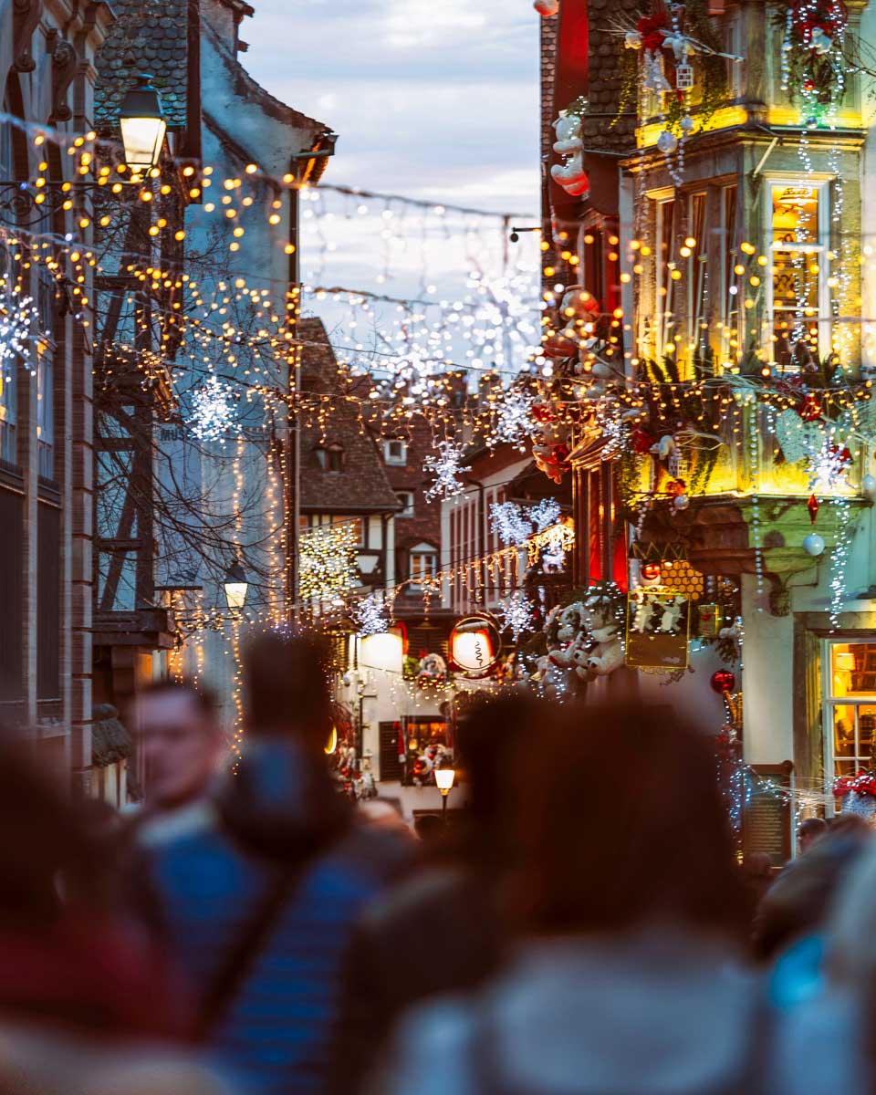 Christmas Market atmosphere in Strasbourg, France