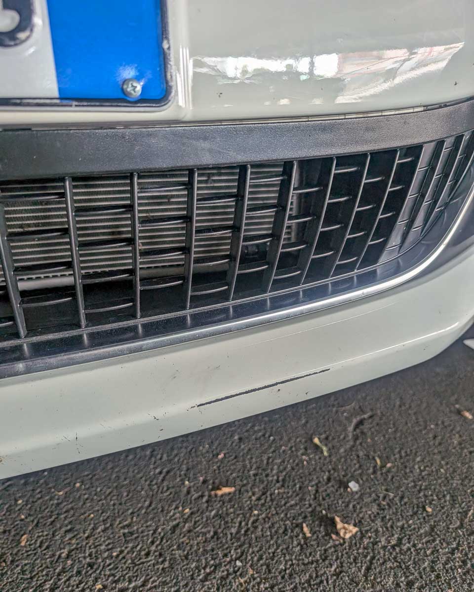 Damage on a rental car in Europe (1)