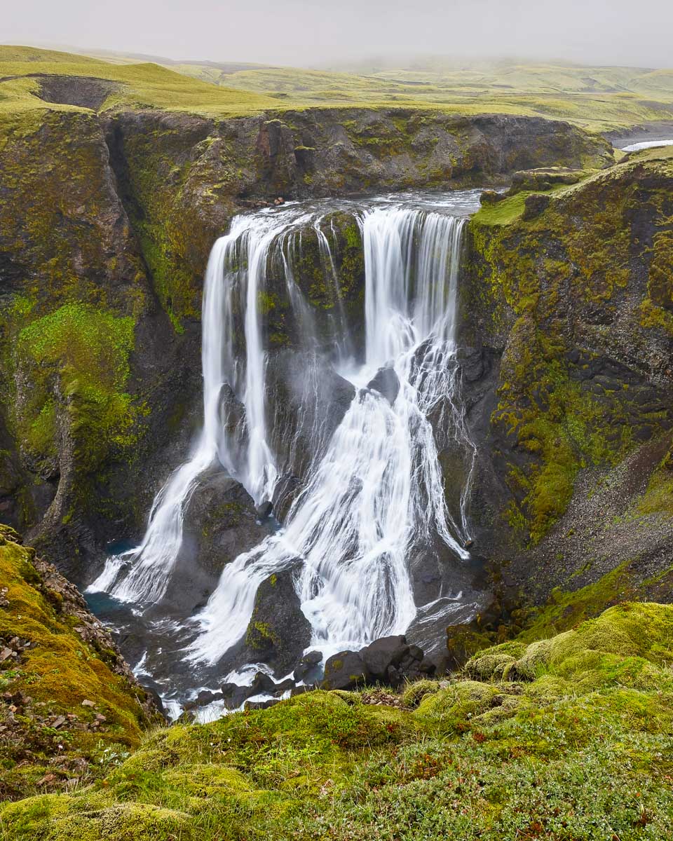 Fagrifoss waterfall in Iceland