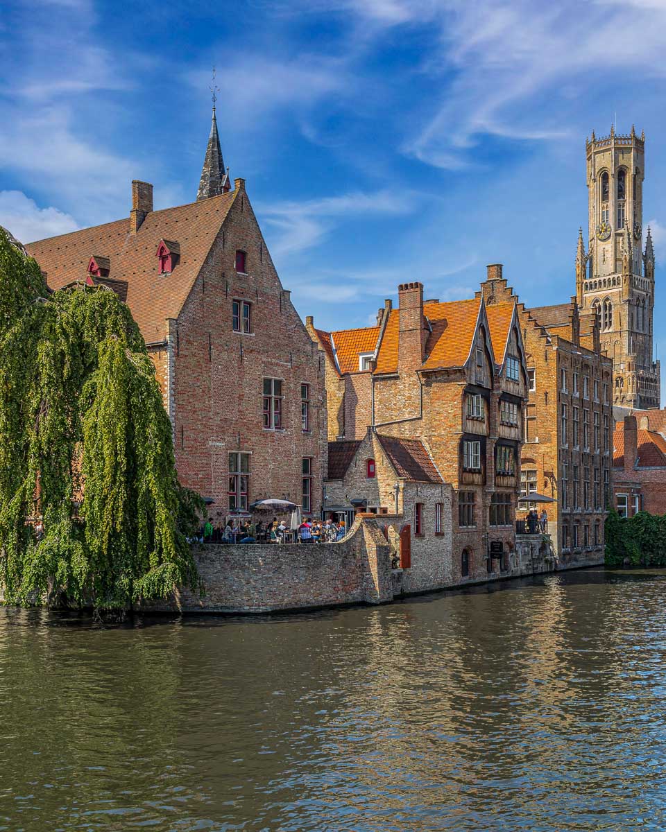 Historic-buildings-in-Bruges-on-a-walking-tour-Bruges-Belgium