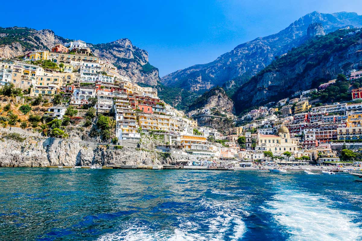 Positano town of Amalfi coast Italy