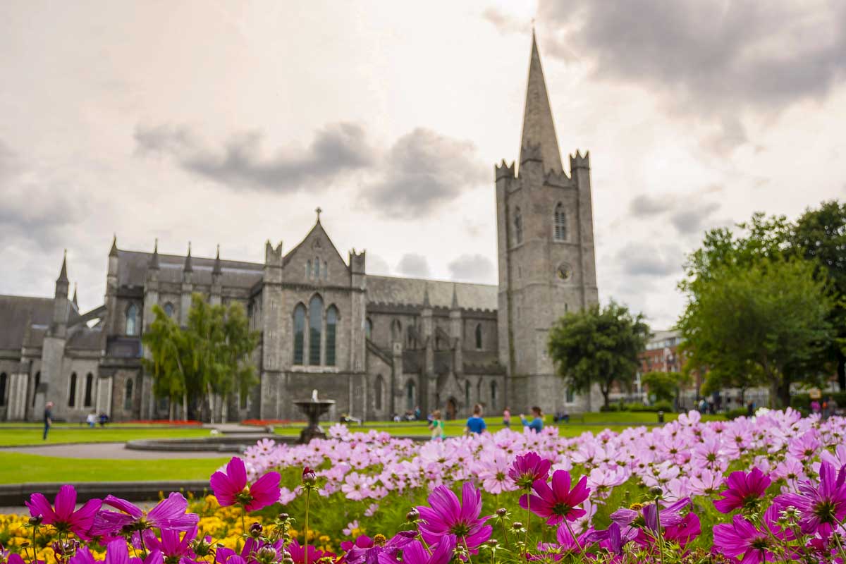 Saint Patrick Cathedral in Dublin Ireland