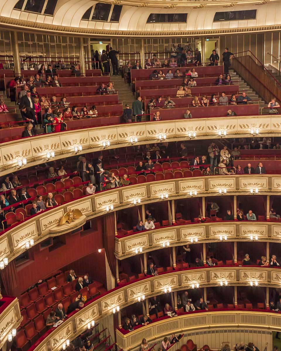 The Vienna State Opera in Vienna Austria