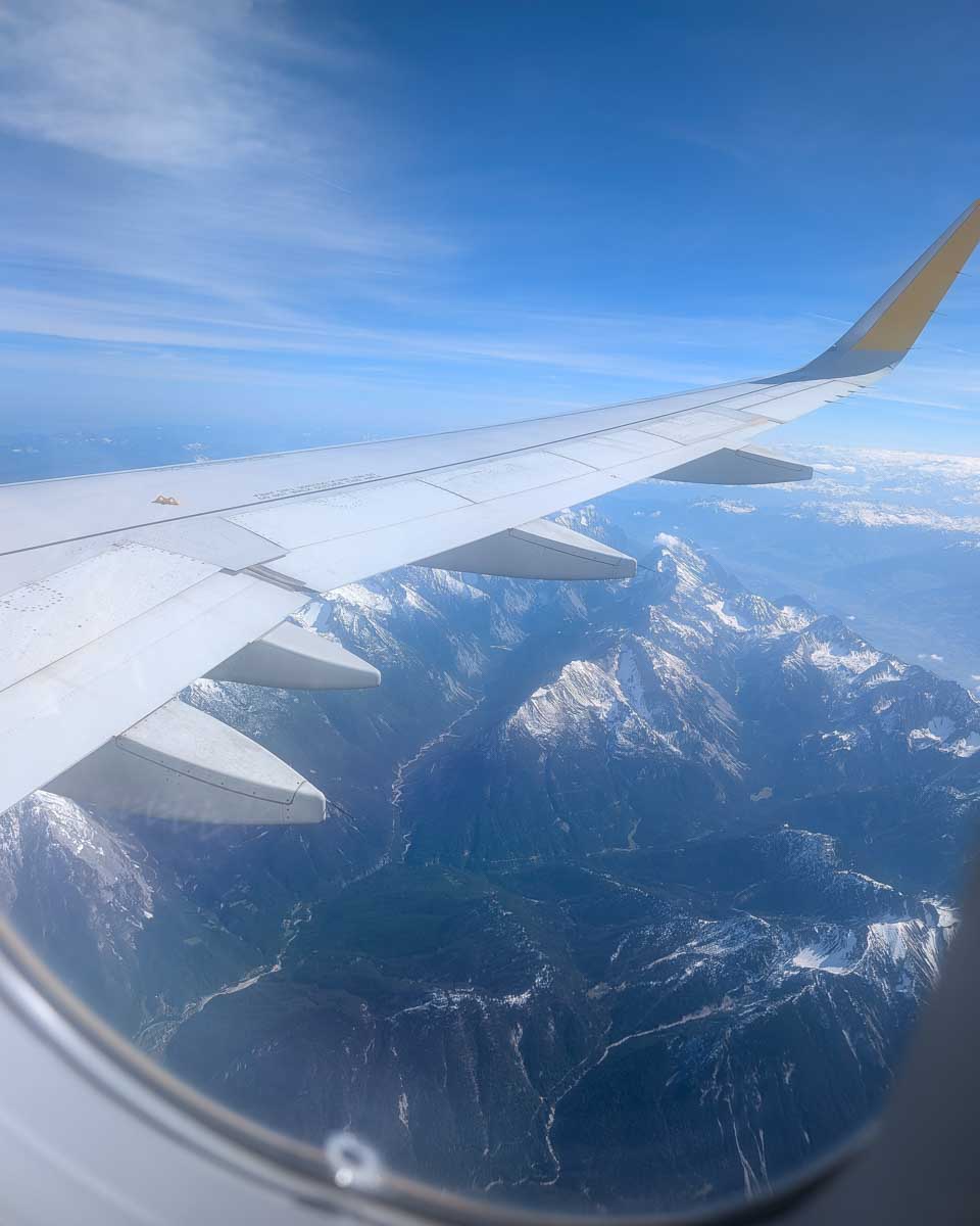 Views from the plane in Europe (6)