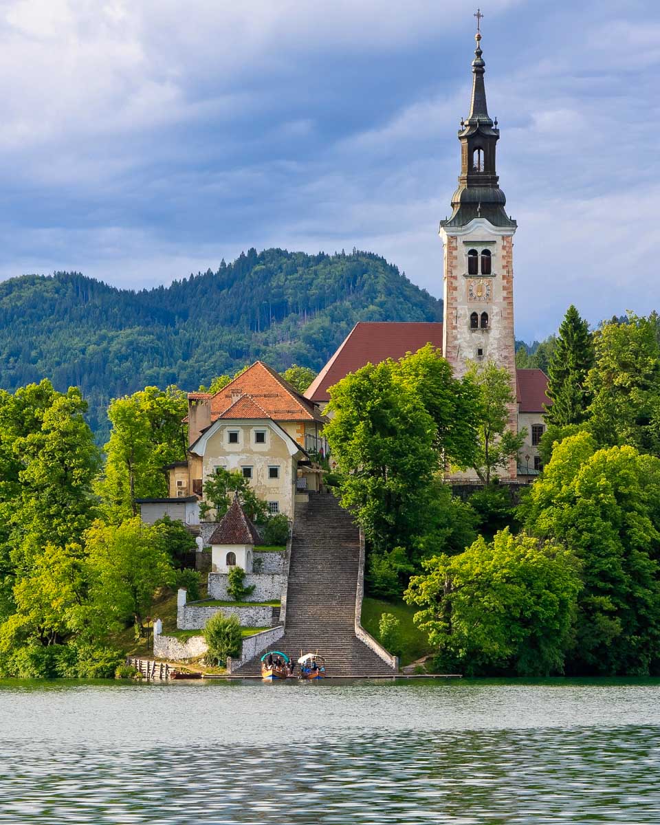 A-church-in-Lake-Bled Slovenia