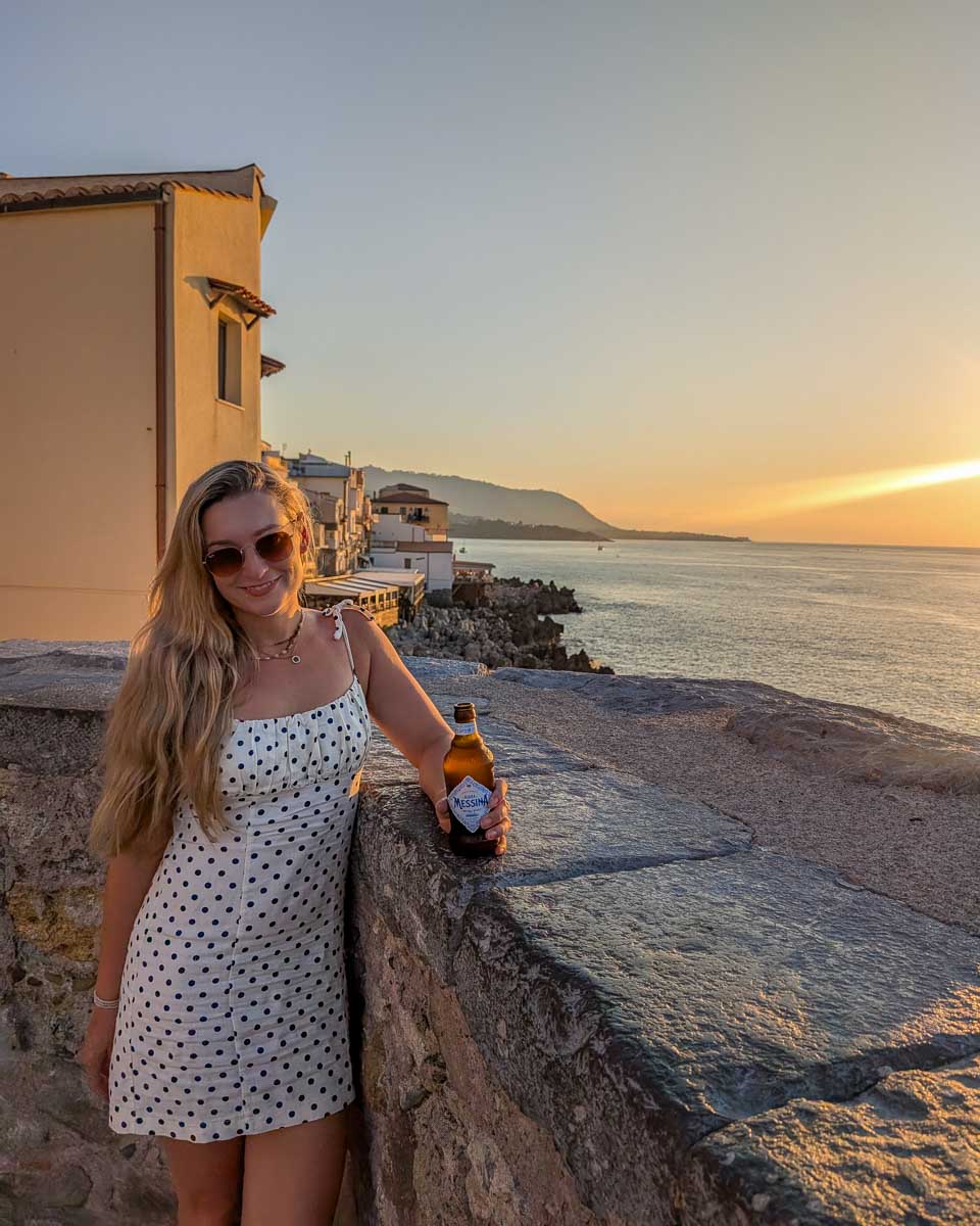 Bailey-at-sunset-from-Bastione-di-Capo-Marchiafava-Cefalu-Italy