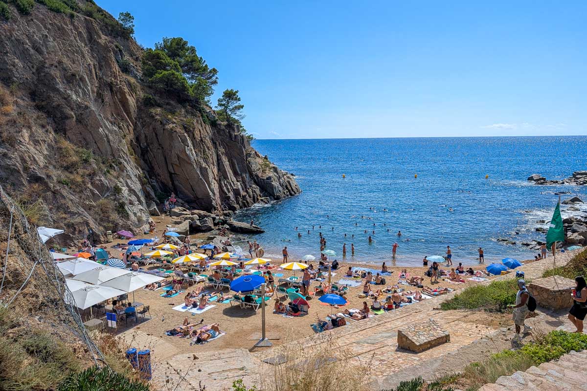 Es-Codolar-beach-located-in-Tossa-de-Mar-Spain-2