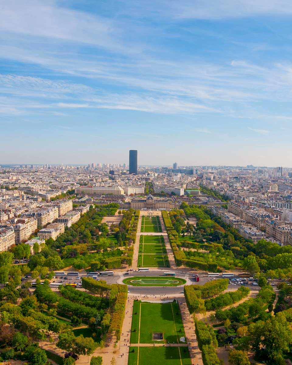 Famous-view-from-the-Eiffel-Tower-in-Paris-France