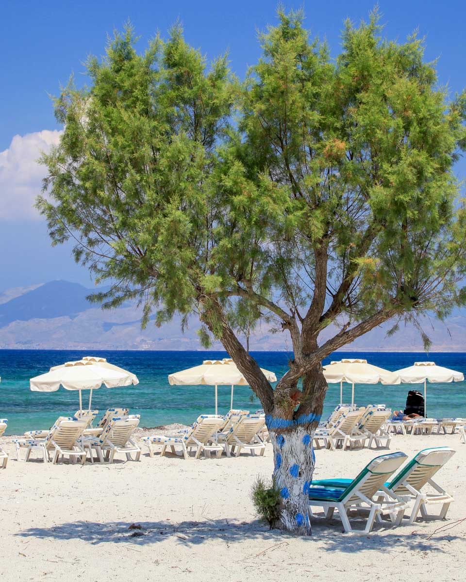 Mastichari beach on Kos Island Greece