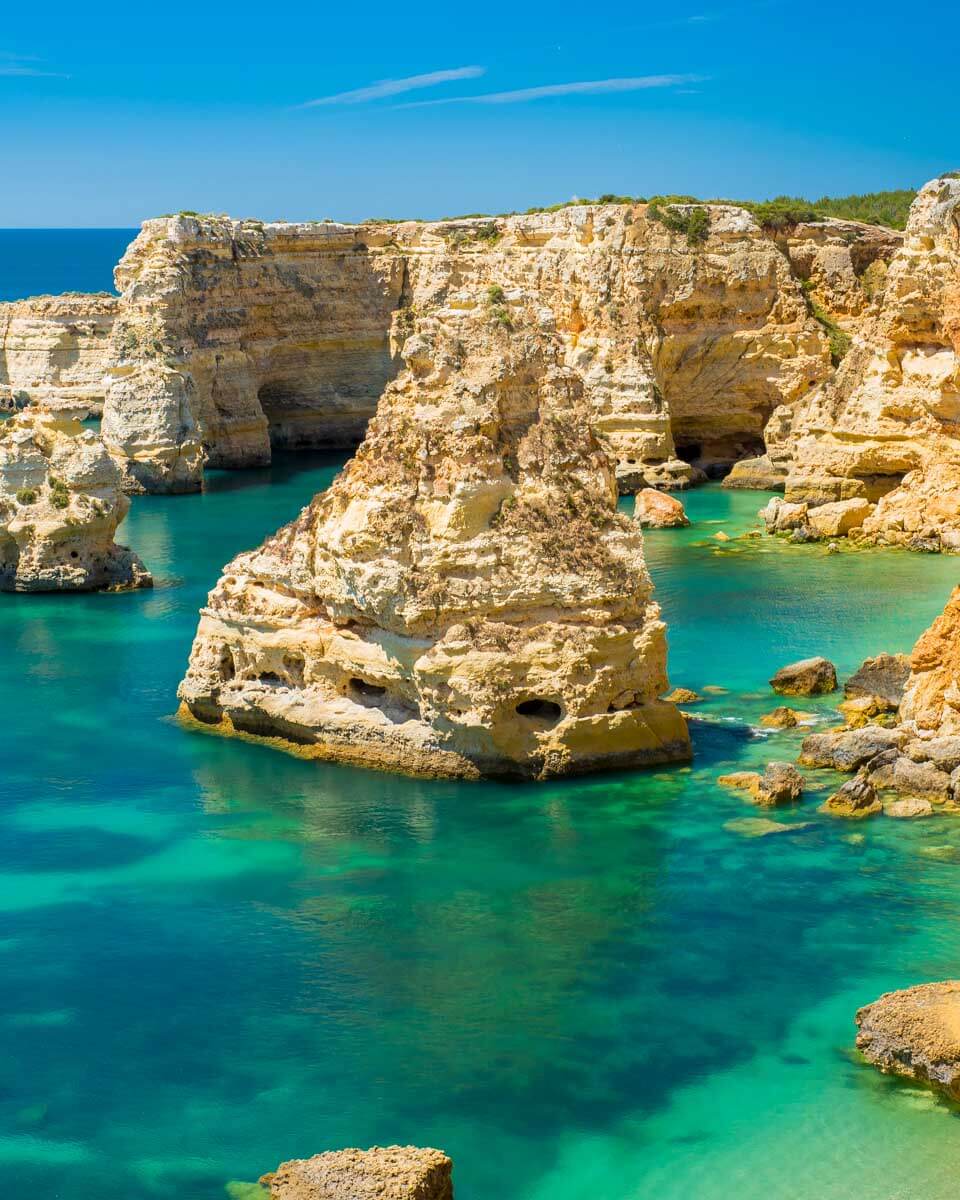Praia da Marinha in Algarve Portugal 1