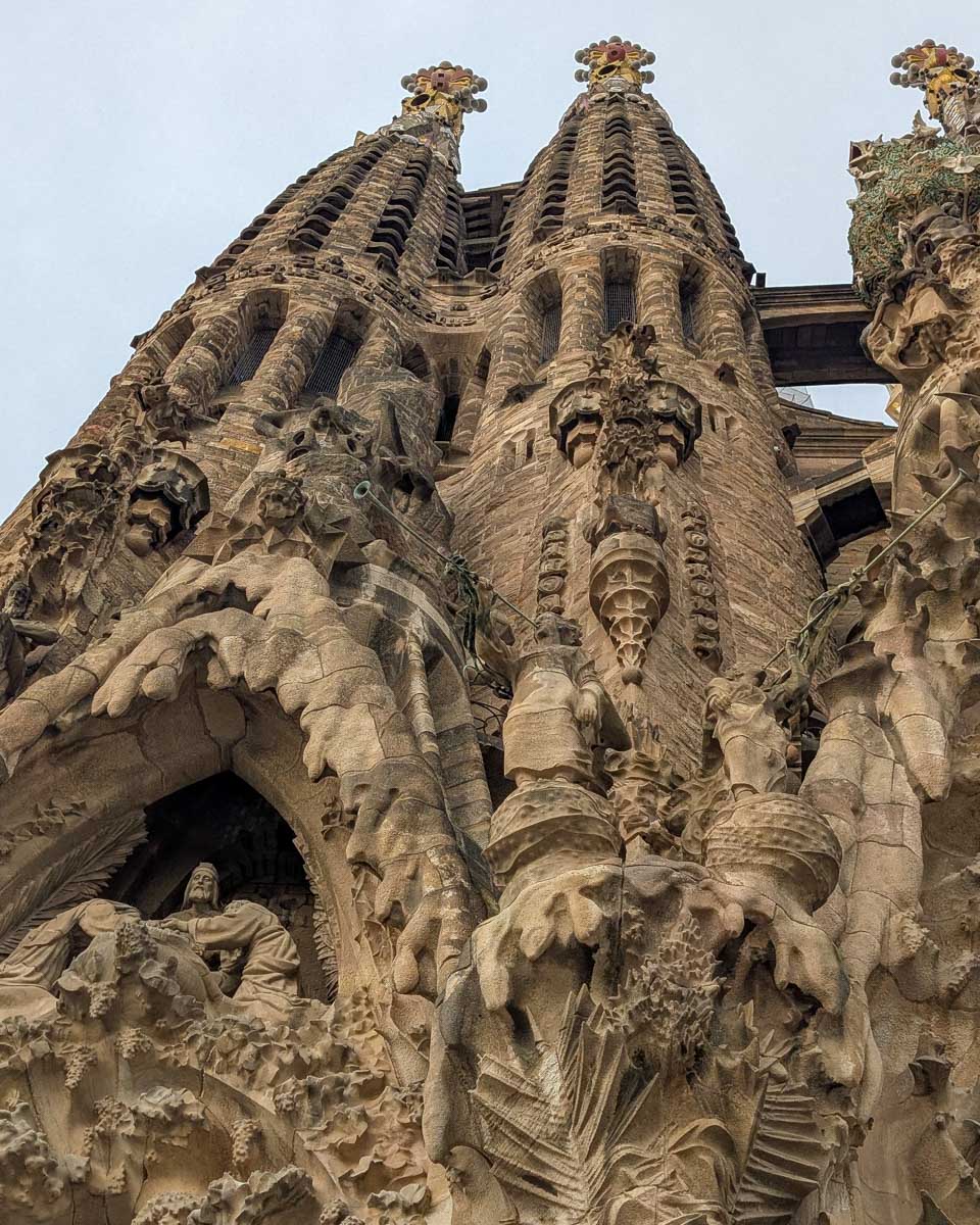 The-outside-of-Sagrada-Familia-in-Barcelona-Spain-4