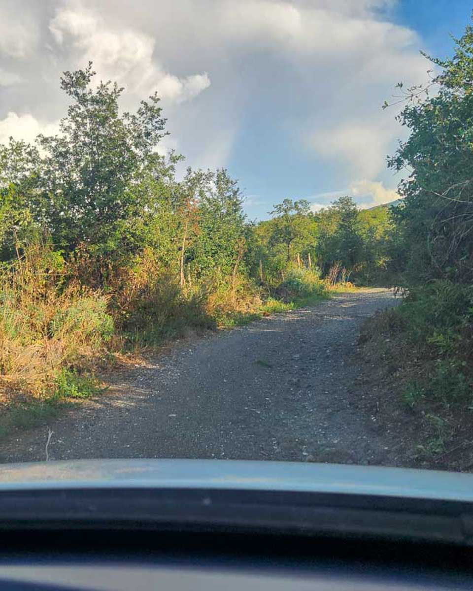 Views-from-rental-car-while-driving-in-Europe-