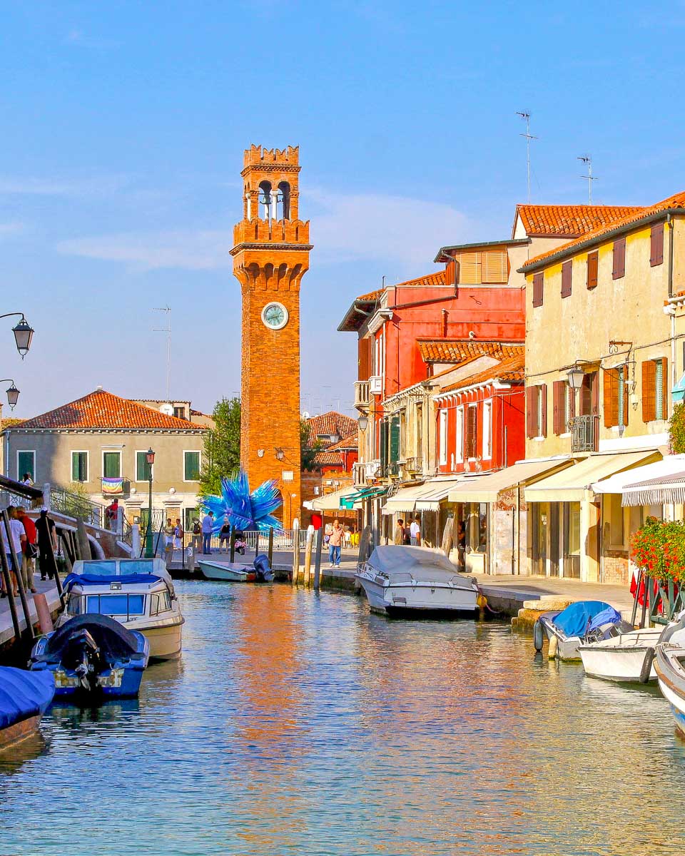 A-canal-street-in-Murano-Italy-near-Venice