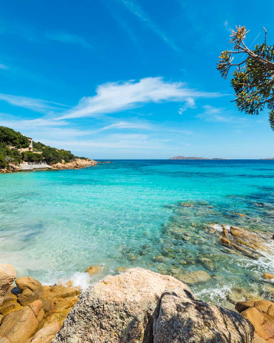 Capriccioli Beach on Sardinia Island along Costa Smeralda-2