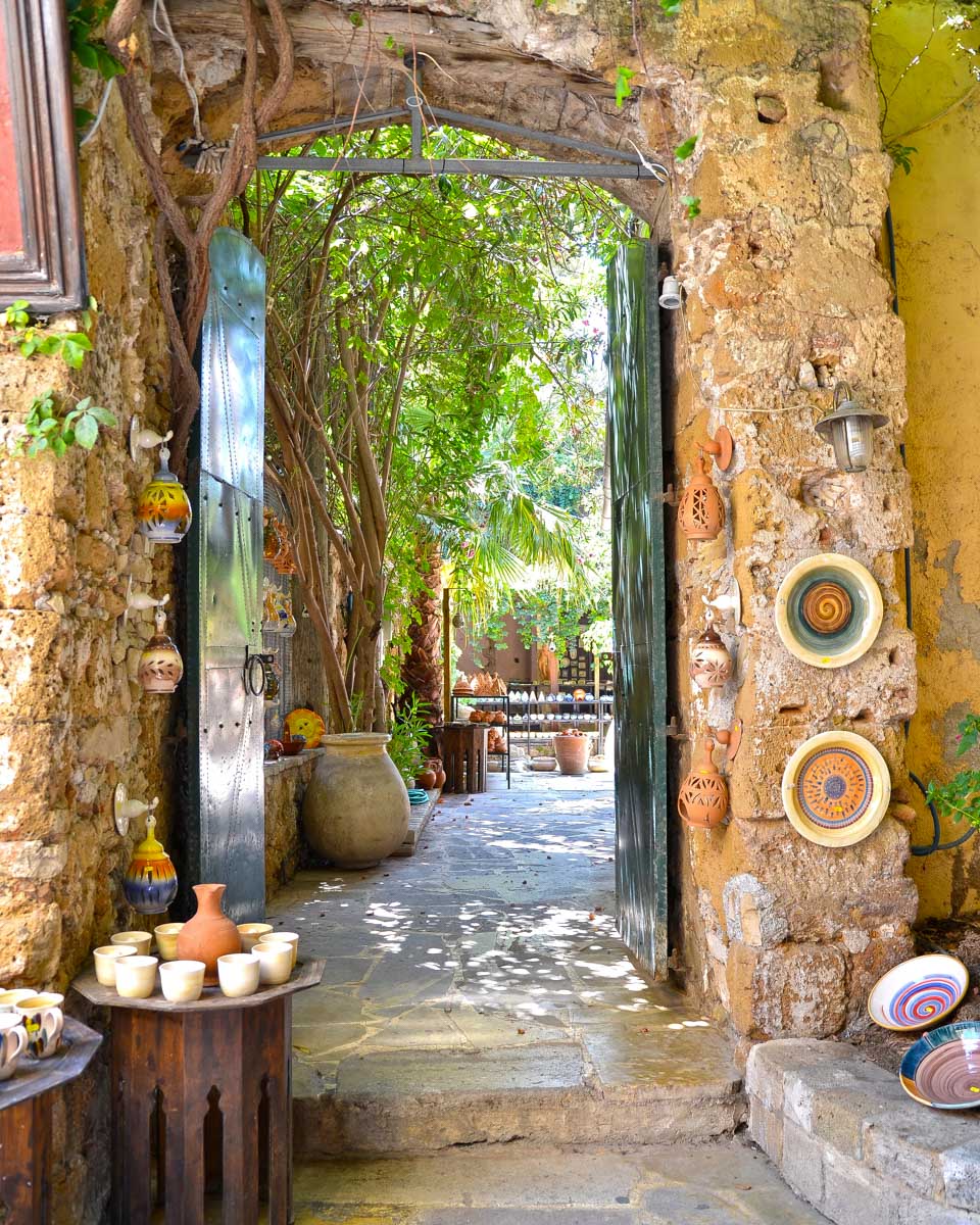 Old Town Chania in Crete Greece