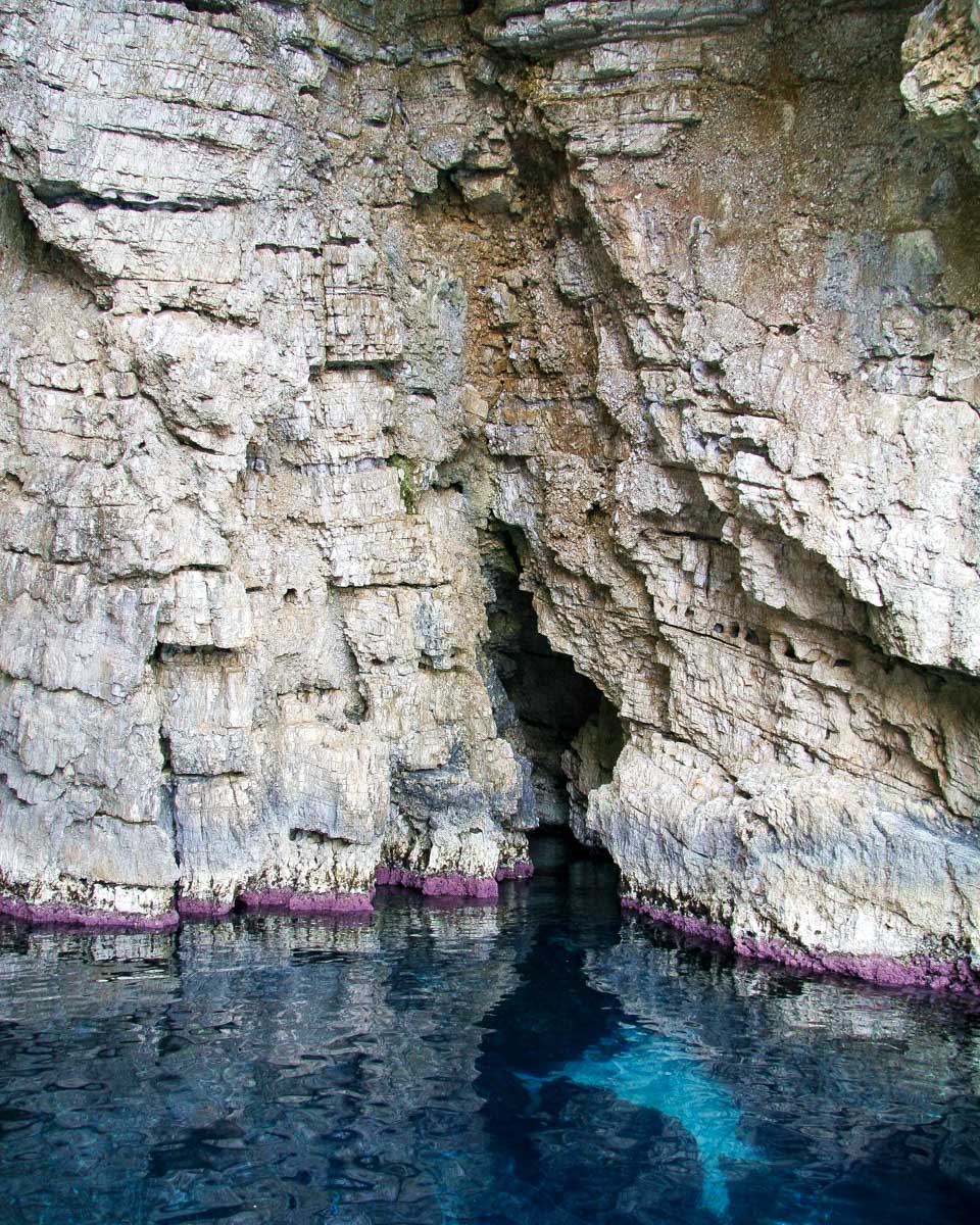The Blue Caves in Corfu Greece (1)