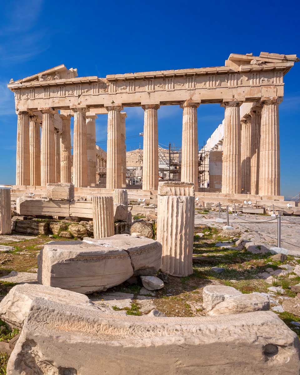 The Parthenon on the Acropolis-in-Athens-Greece