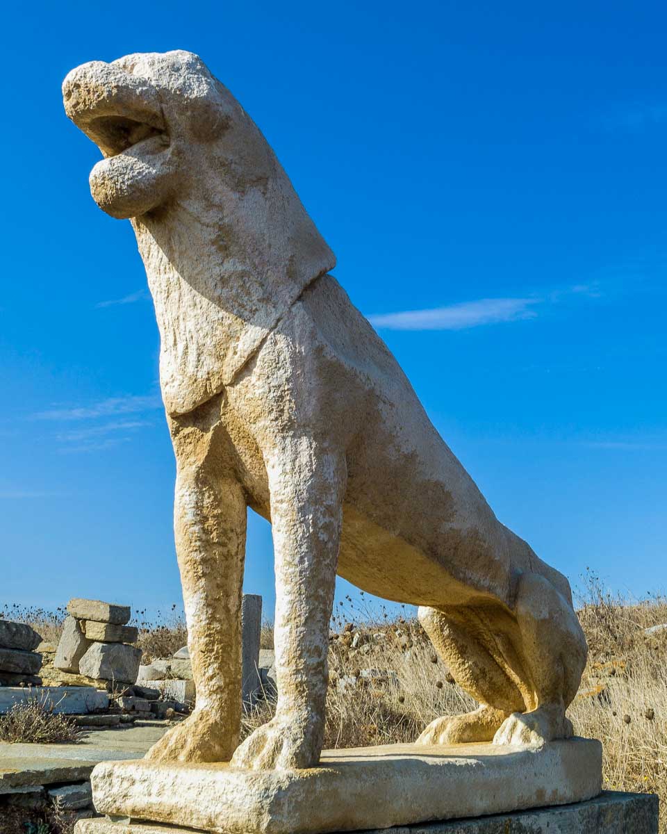 The Roman ruins of Delos Greece