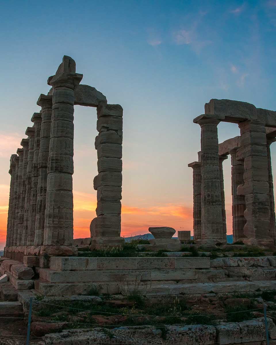The-temple-of-poseidon-at-sunset Greece