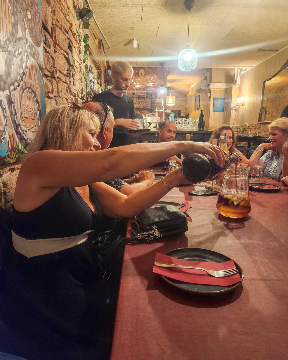 Bailey-Daniel-and-family-friends-drinking-and-eating-in-Malaga-Spain-3