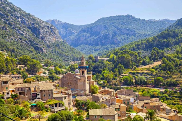 Beautiful Valldemossa village in Mallorca Spain