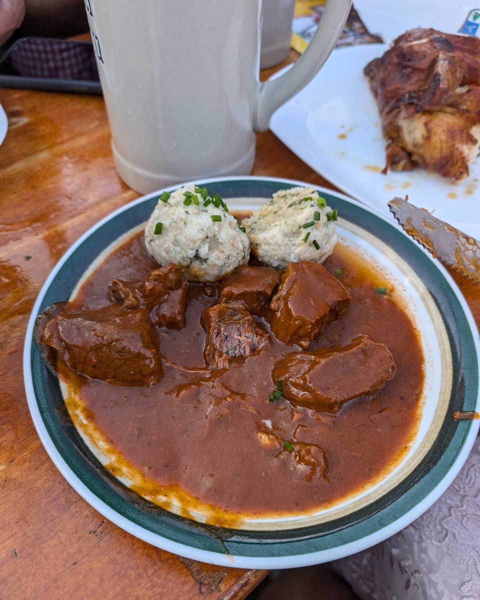 Beef stew German food Germany