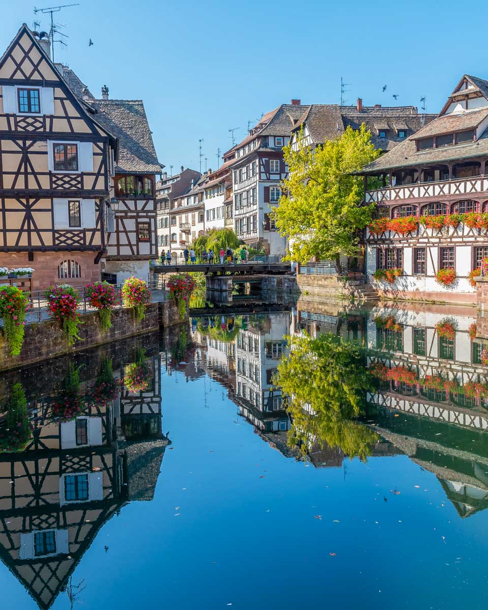 Colourful houses at Petite France district in Strasbourg France 2