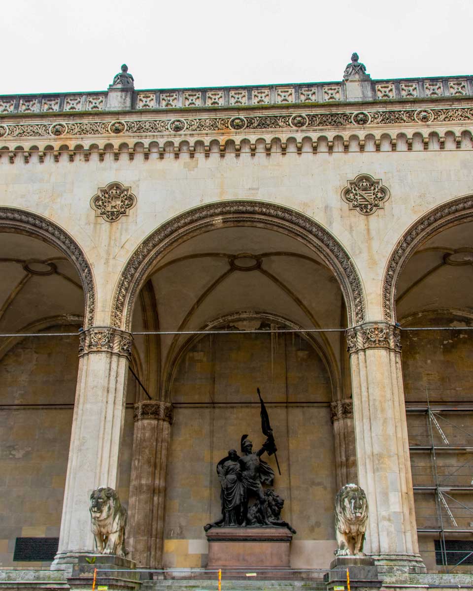 Feldherrnhalle in Odeonsplatz - Munich - Germany