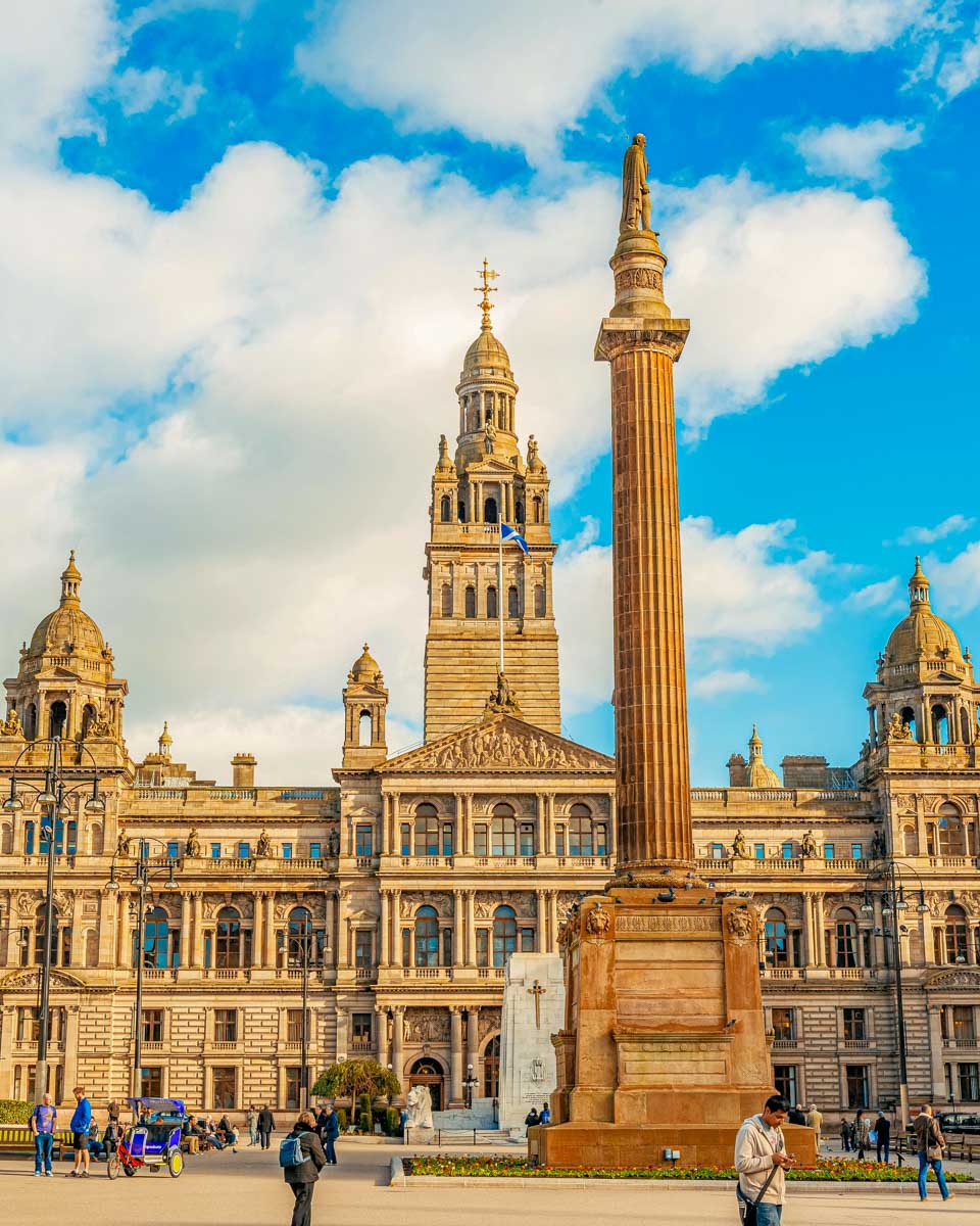 George Square in Glasgow Scotland 1