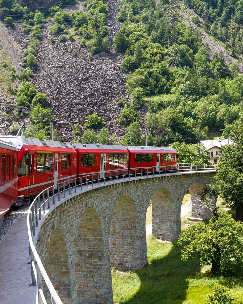 Glacier Express in Switzerland