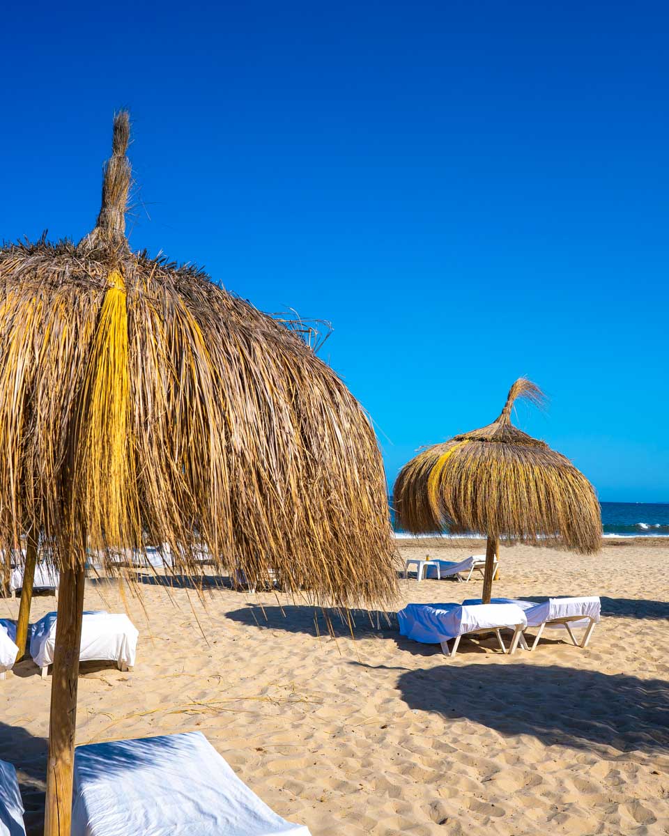 Ibiza Playa d En Bossa beach Spain
