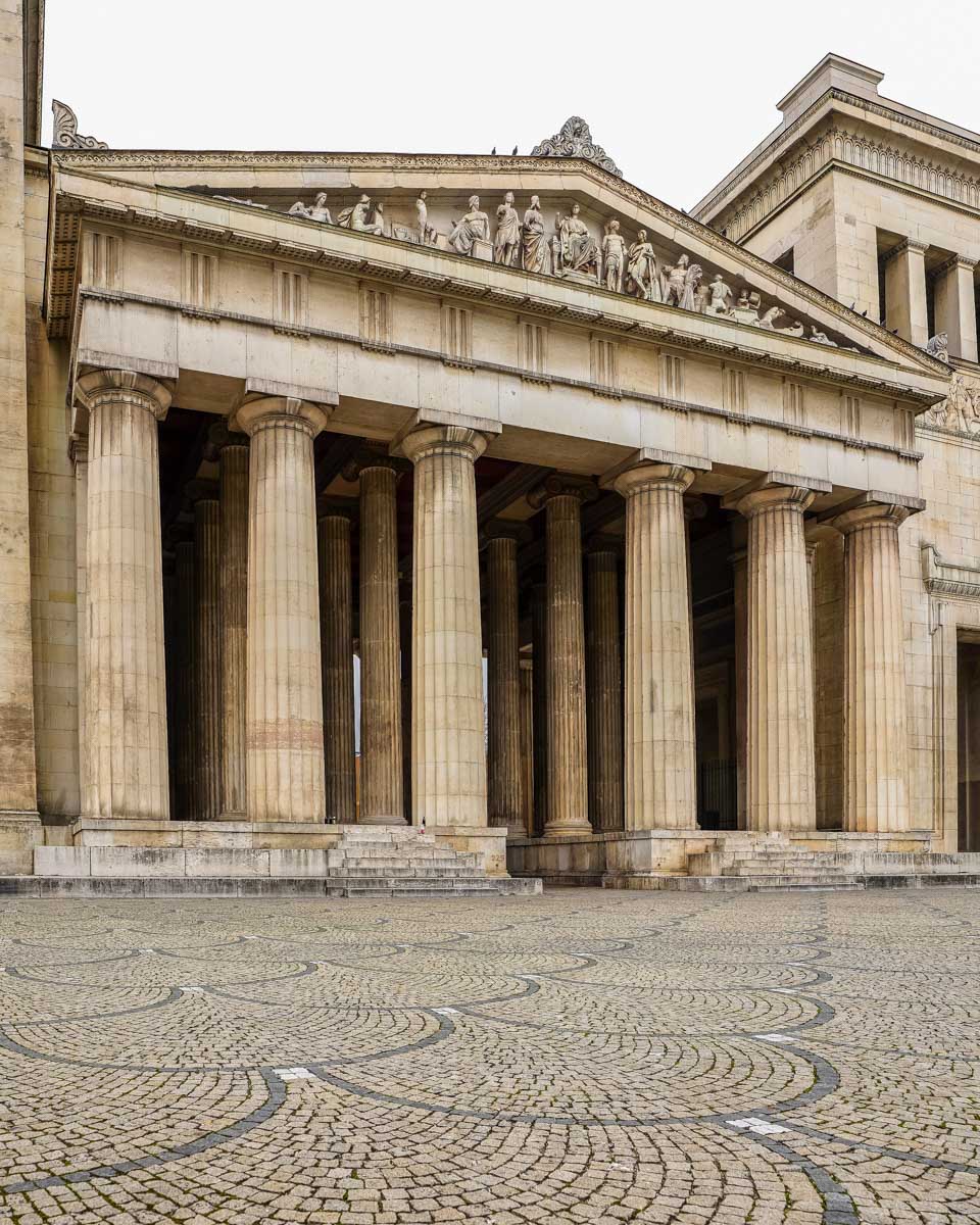 Konigsplatz seen in Munich Germany