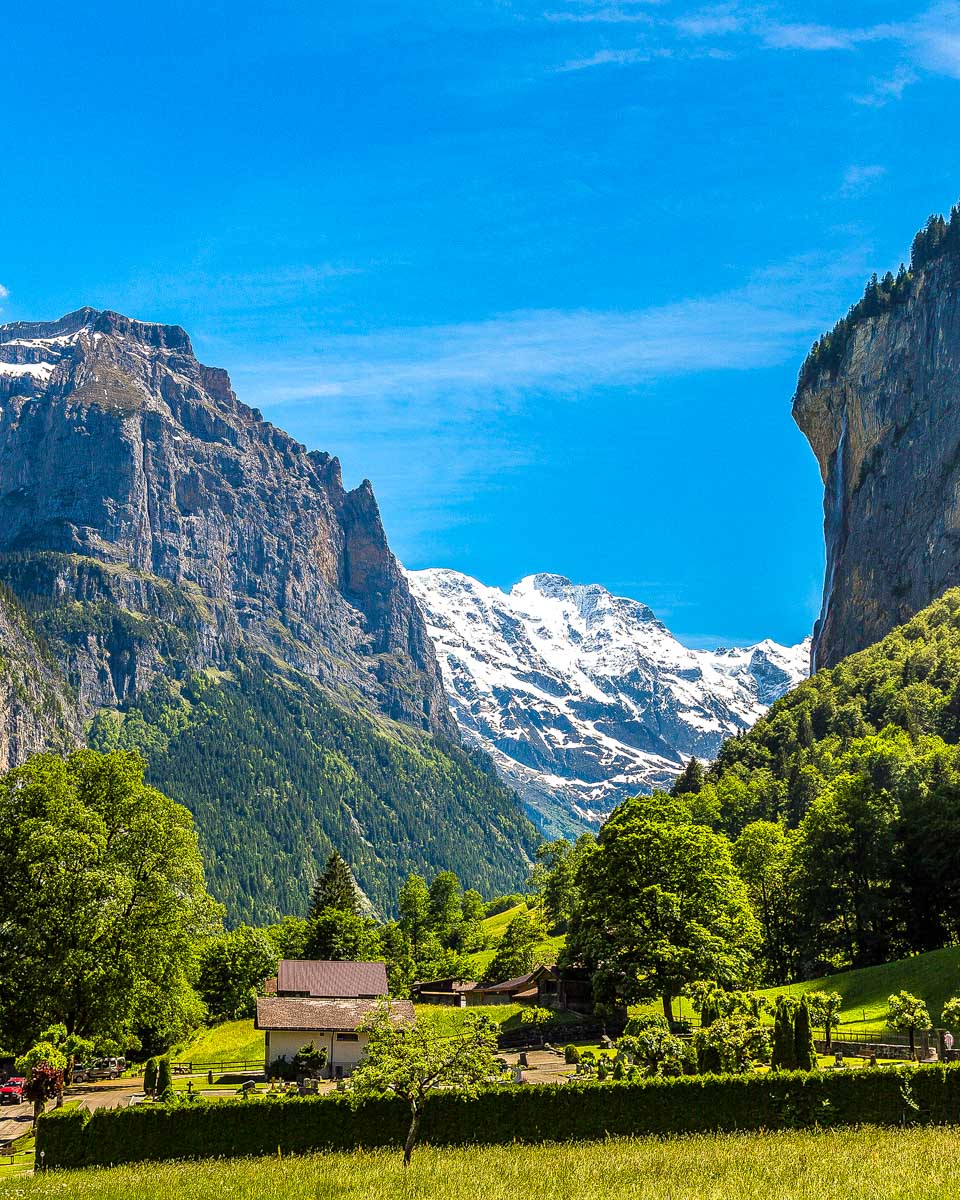 Lauterbrunnen Valley in Switzerland