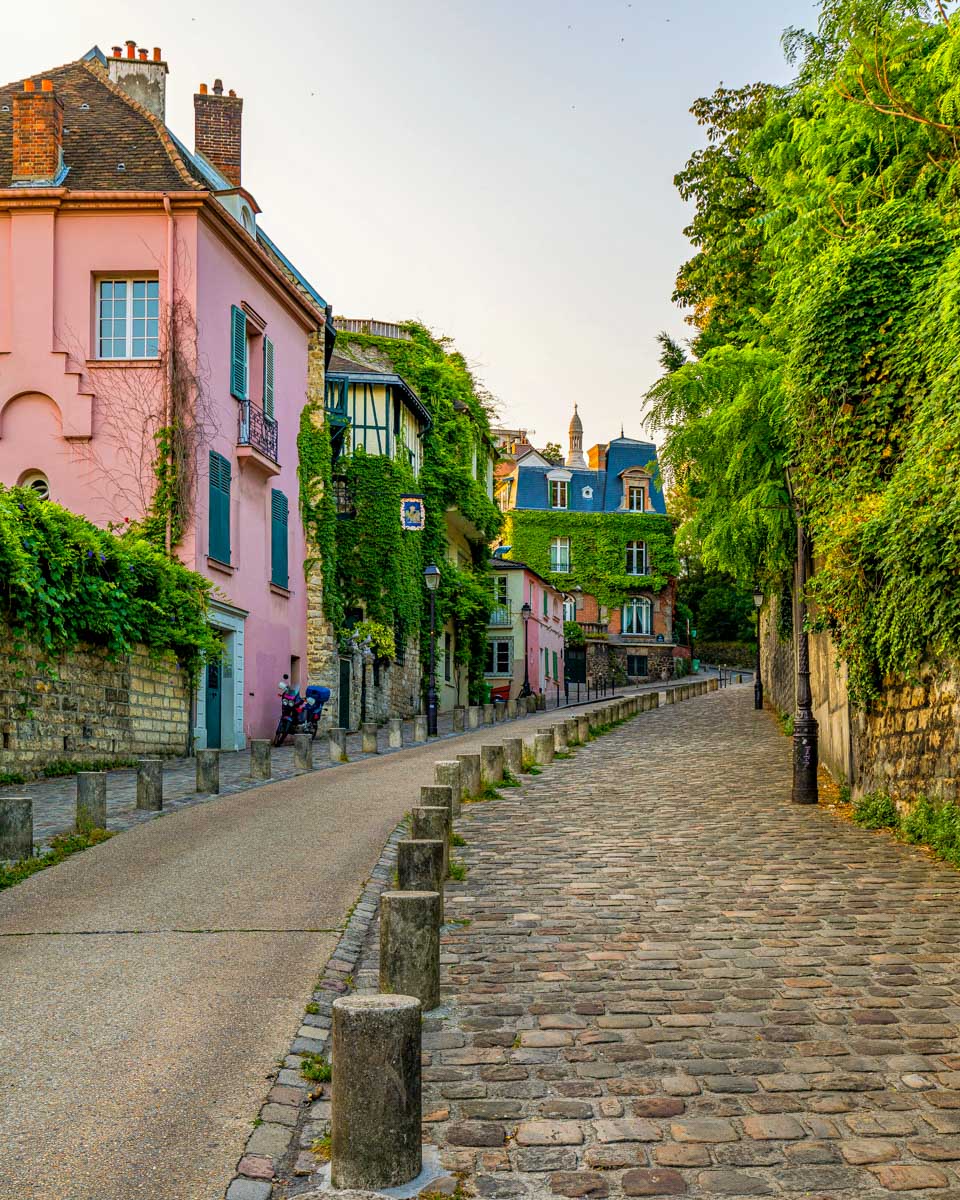 Montmartre district of Paris France