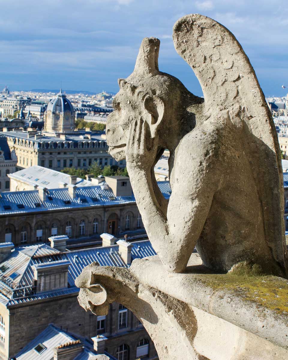 Notre Dame Paris France gargoyles