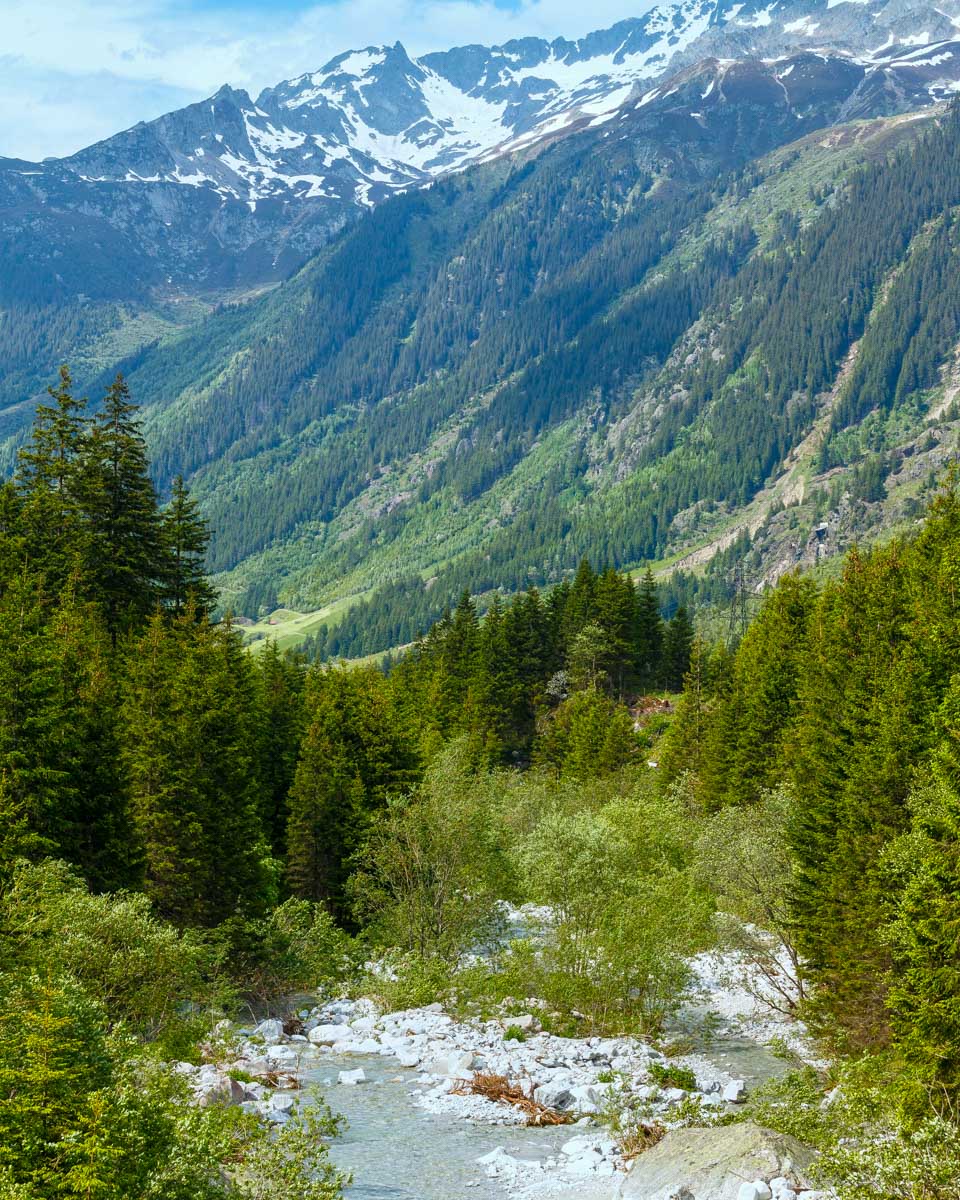 The grimsel pass in Switzerland