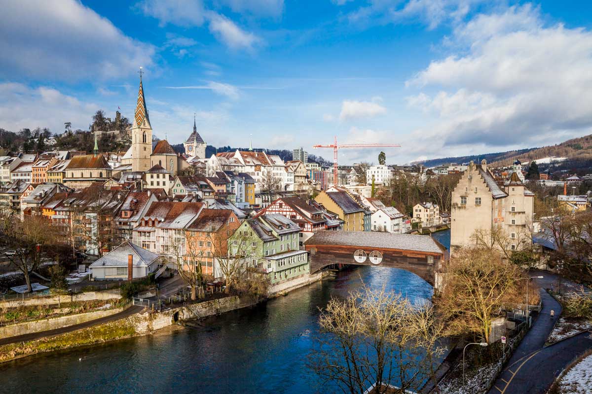 The town of Baden Switzerland