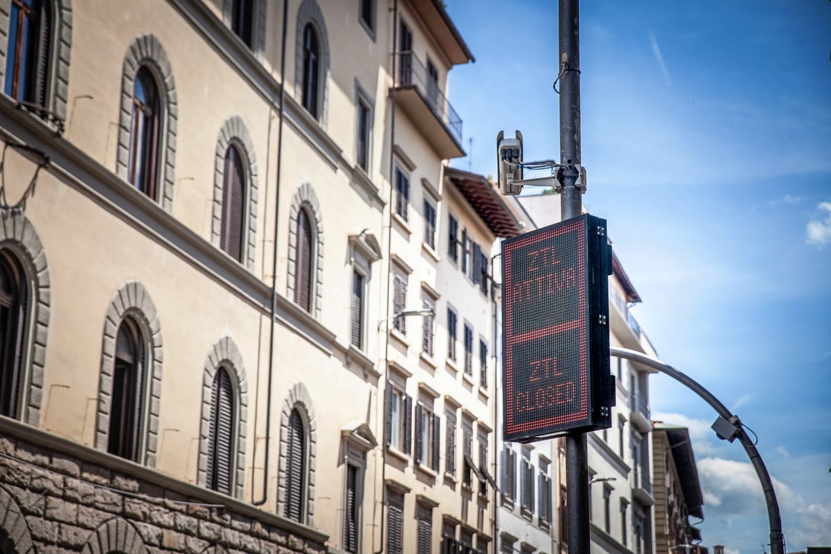 A ZTLS traffic camera in Italy