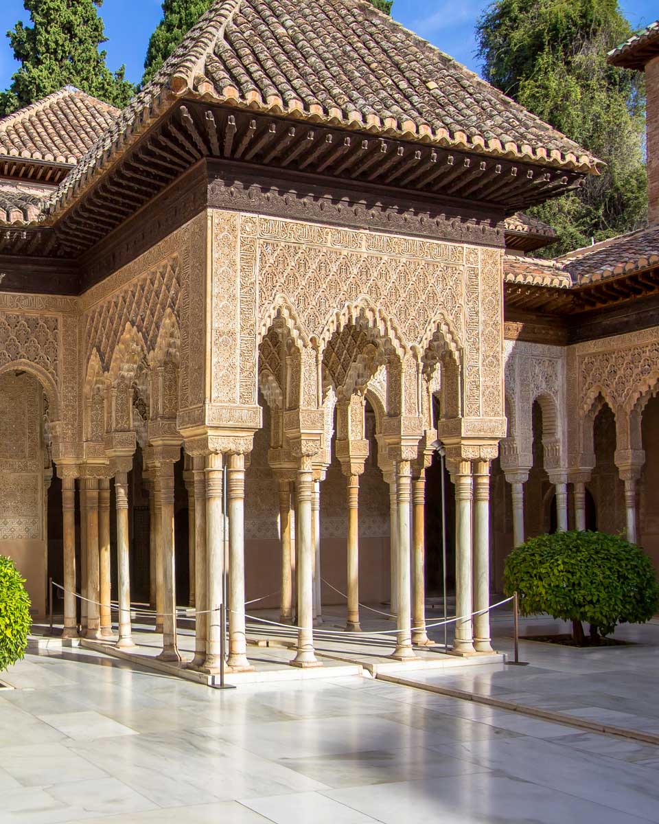 Alhambra in Granada seen on a tour in Spain