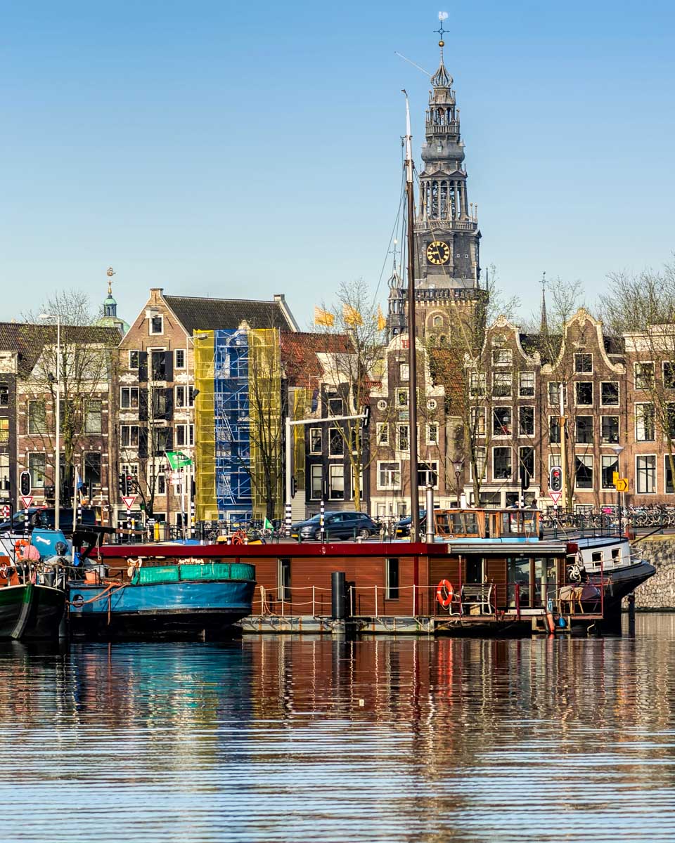 Amsterdam Netherlands seen on a cruise