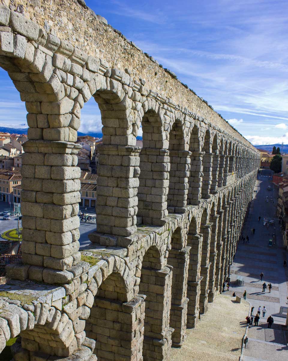 Aqueduct-of-Segovia-near-Madrid-Spain