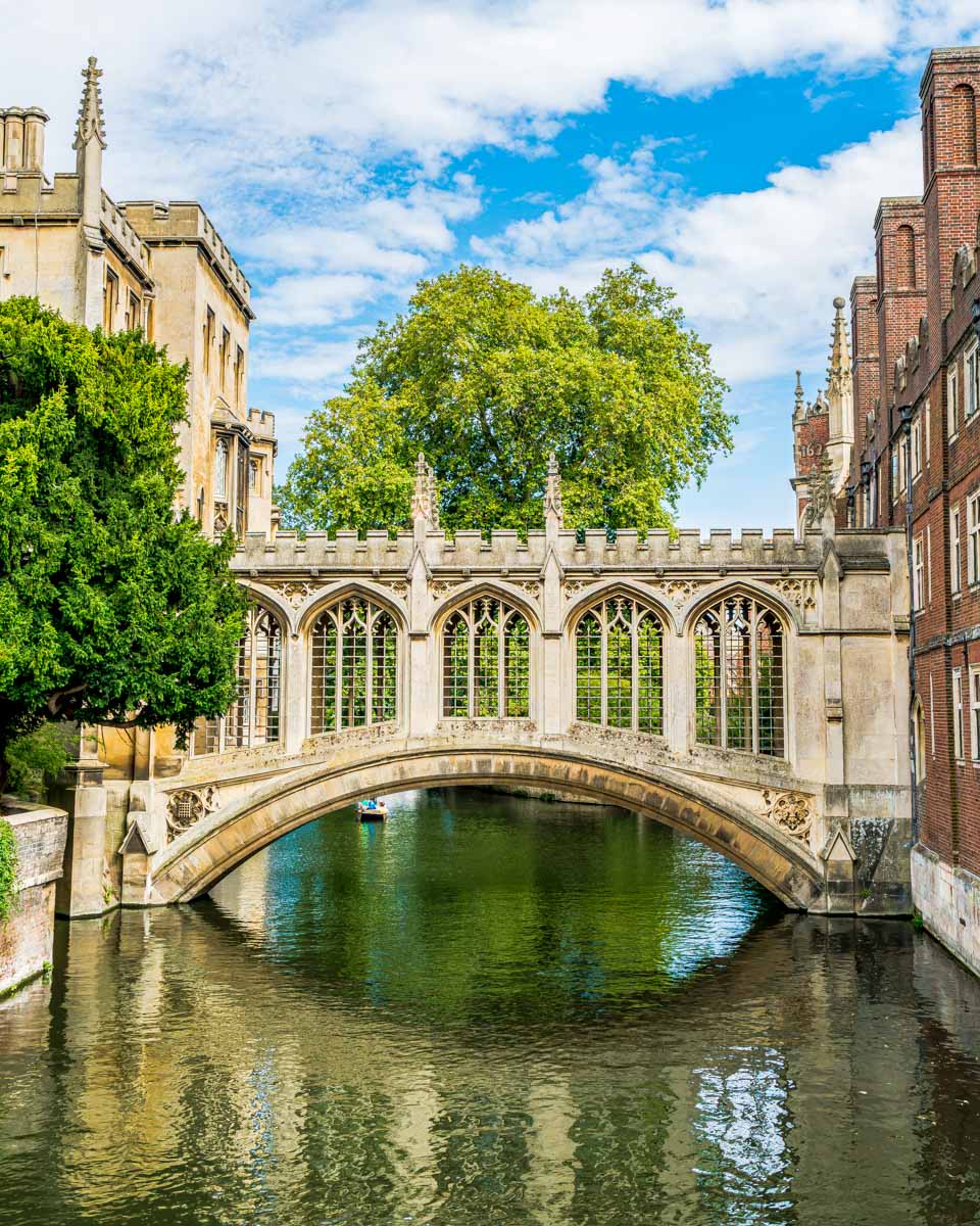 Bridge of Sighs at Cambridge England United Kingdom