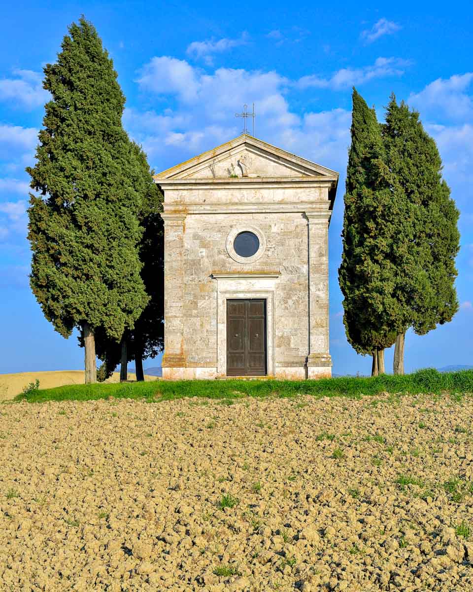 Cappella della Madonna di Vitaleta in Tuscany Italy 1