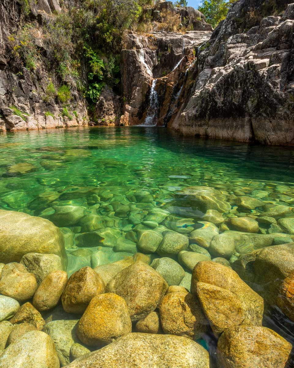 Crystal-clear-water-in-peneda-geres-national-park-seen-on-a-tour-from-Porto-Portugal