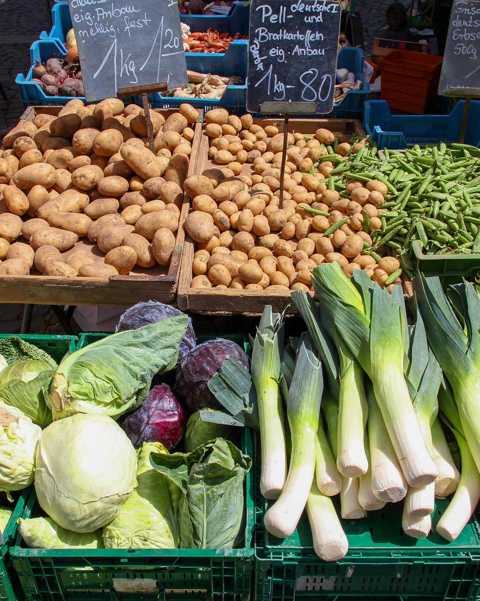 Farmers Market in Frankfurt Germany